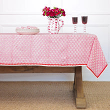 Pom Buti Pink Tablecloth 60x120