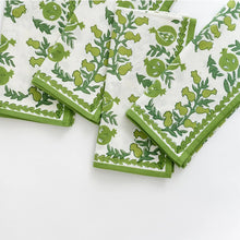 Pom Bells Napkin-Green