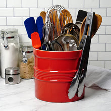 Oversized Tool Crock-Red
