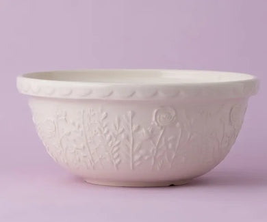 In The Meadow Cream Bowl - Size 12-Roses