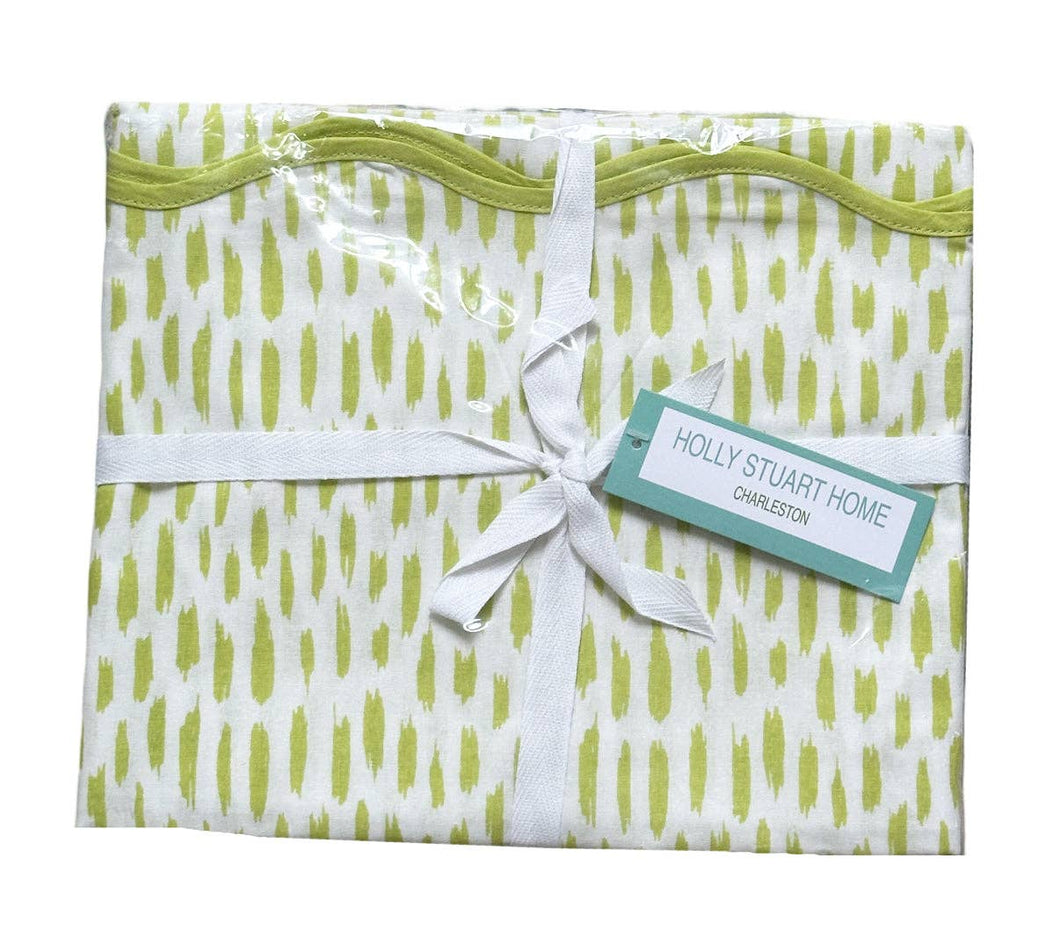 DAH MAHJONG TABLECLOTH ~ LIME