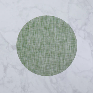 Vida Round Green Placemat