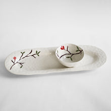 Bird on a Branch Med Oval Platter