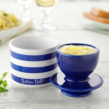 Butter Bell-Blue & White Stripe