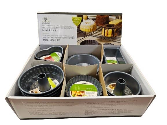 Fox Run Mini Bakeware, 50 Pieces per Display