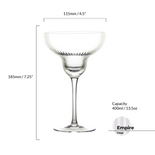 Empire Clear Margarita Glass