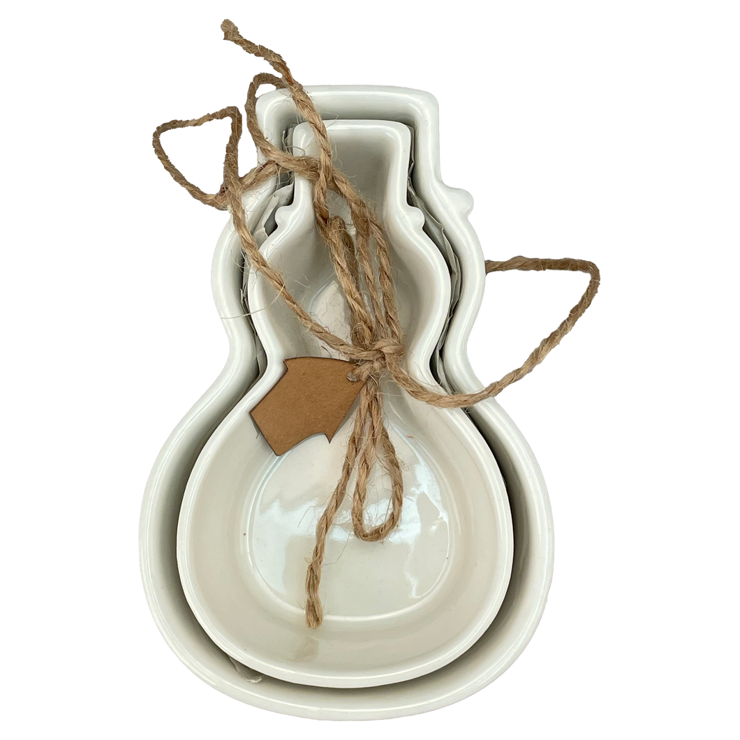 Snowman Dish Set/2