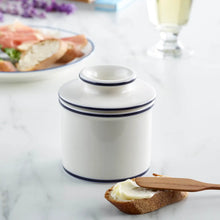 Butter Bell-White Blue Banding