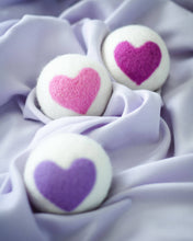 Lavender Heart Eco Wool Dryer Ball