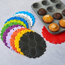 Hot Pad/Trivet, No-Slip Grip, Forest Green