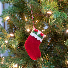 Ornament - Red Felt Christmas Stocking