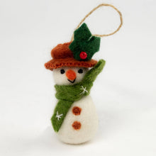 Ornament - Felt Winter Snowmen - Assorted