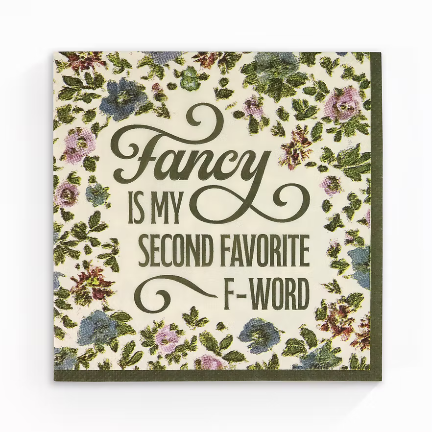 Fancy F Word Napkin