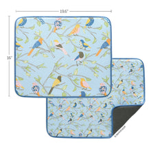 Floral Finch & Friends Microfiber Dish Drying Mats, Set of 2