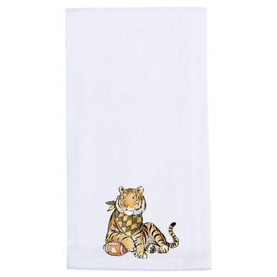 Gold and Black Tiger Tea Towel