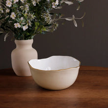 ENCANTO Osaka Large Bowl (Cream and White)