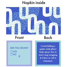 NAPKIN Cancel plans | Funny Home Gift | Cocktail Napkin