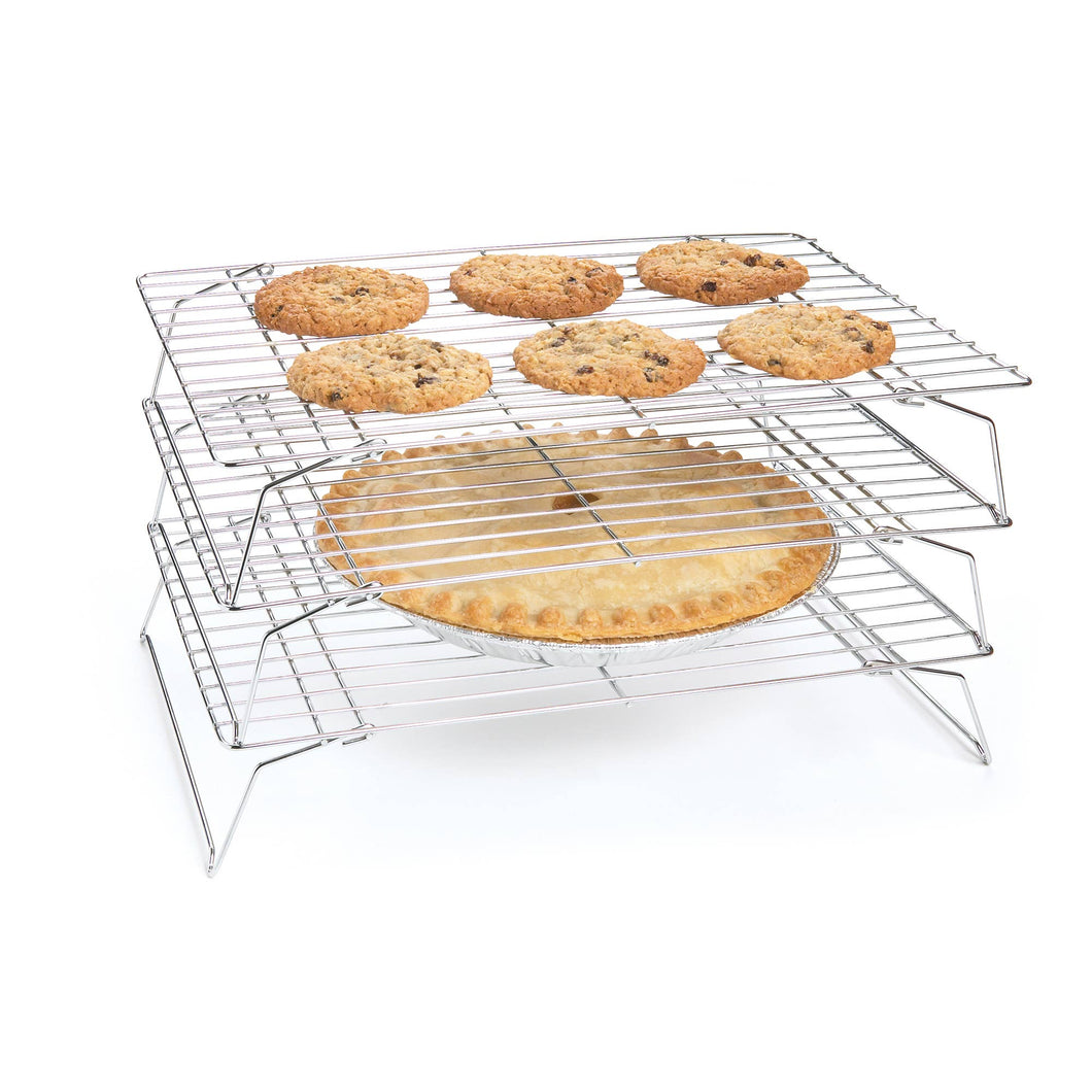 Fox Run Stackable Cooling Rack Set, 3-Piece, 14