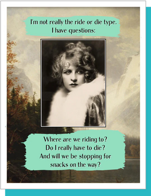 Ride or Die Card