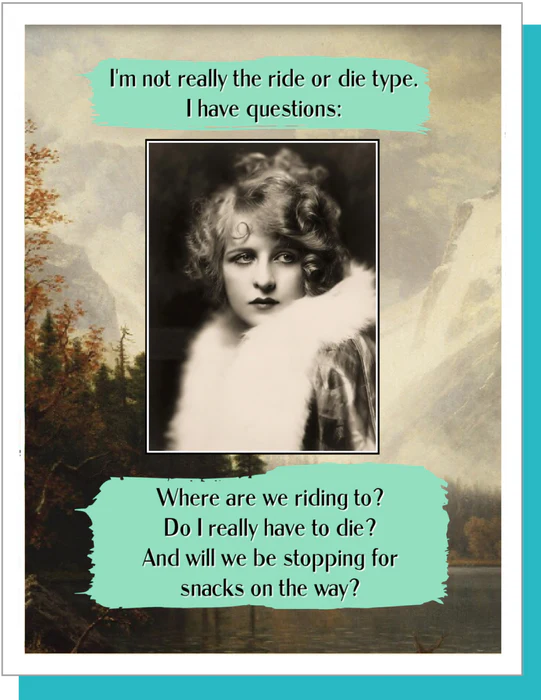 Ride or Die Card