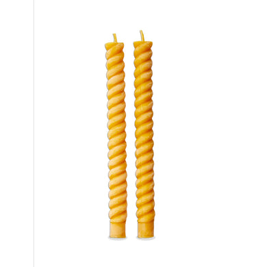 Beeswax Spiral Tapers-10