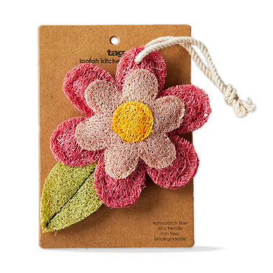 Floral Loofah Scrubber