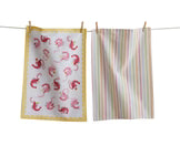 Shrimp Cocktail Dishtowel Set Of 2