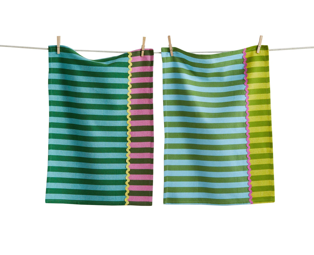 Cabana Stripe dishtowel
