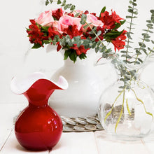 Hibiscus Red Small Vase