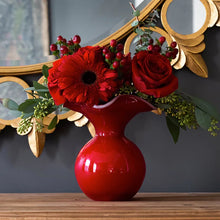 Hibiscus Red Small Vase