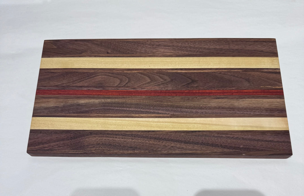 Missouri Walnut, Maple and Padauk Board