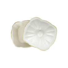 Italian Square Covered Baker-White