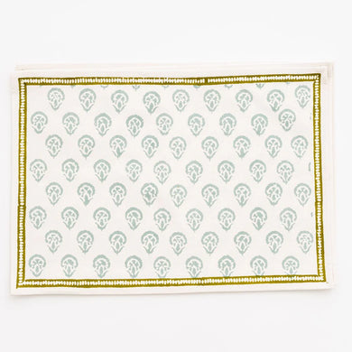 India Hicks Carnation Seafoam Placemat