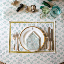 India Hicks Carnation Seafoam Placemat