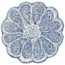 Blue Oyster Plate Placemats