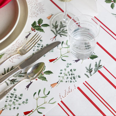 Antique Red Stripe Runner