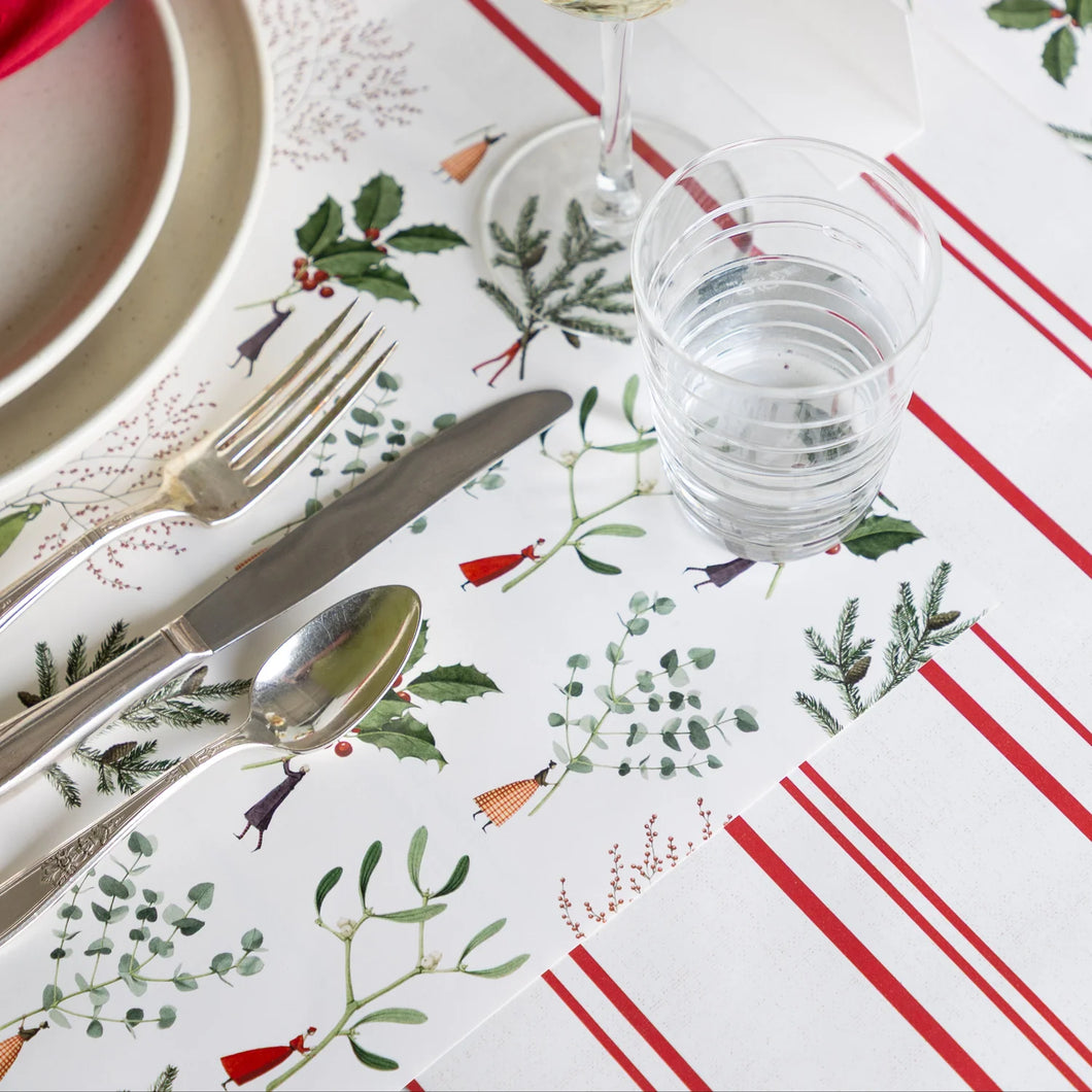 Antique Red Stripe Runner