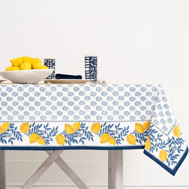 Lemon Vine Tablecloth-60x90