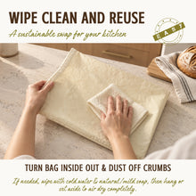 Reusable Beeswax Bread Bags