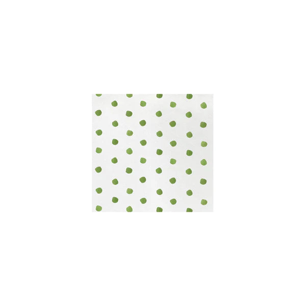 Green Dot Cocktail Napkin