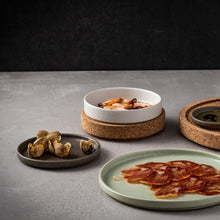 Redonda Appetizer Plate-Brown