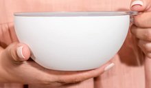 DBL Wall Bowl 20oz-White
