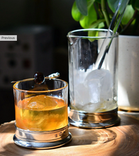 Hatched Glass Highball