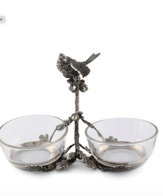 Song Bird Double Condiment Bowl