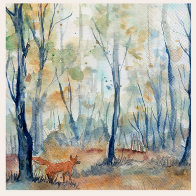 Amber Woods Cocktail Napkin