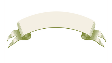 Classic Moss Banner Table Accent