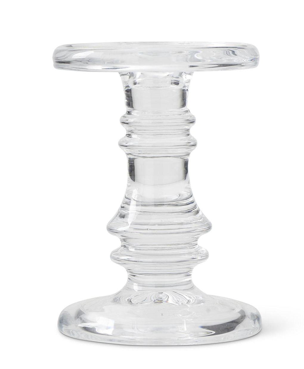 Short Glass Candleholders