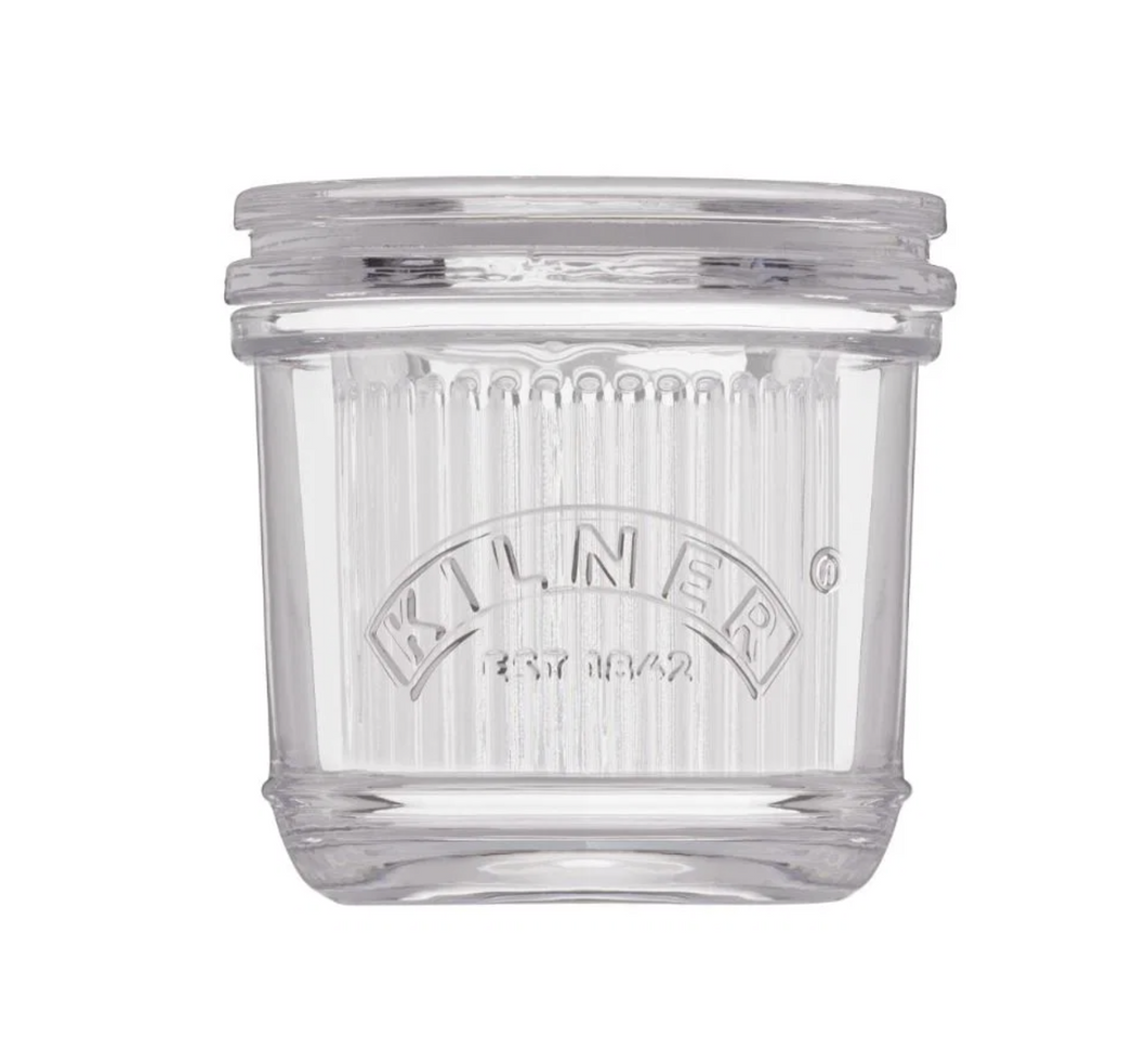 Glass Butter Crock