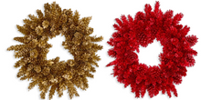 Lacquered Pinecone Wreath