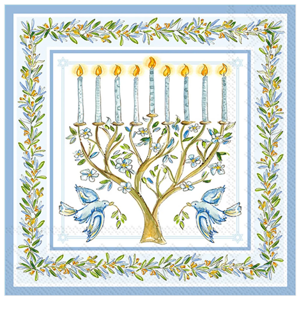 Menorah Lunch Napkin